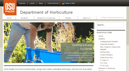 hort.oregonstate.edu - department of horticulture home page  home