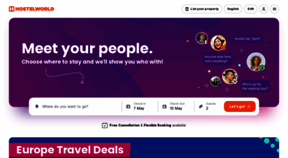 hostelbookers.com - hostels, hotels & youth hostels at hostelbookers