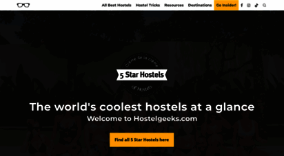 hostelgeeks.com - the best hostels in the world: 5 star hostels by hostelgeeks - 2020