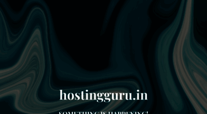 hostingguru.in - home - hosting guru