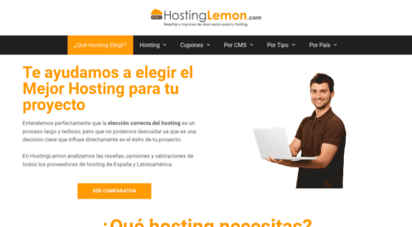 hostinglemon.com - hostinglemon  comparativa, análisis y opiniones de hostings