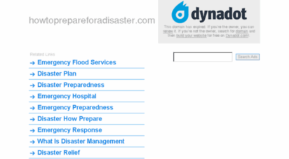 howtoprepareforadisaster.com