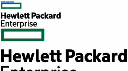 hpe.com - hewlett packard enterprise hpe