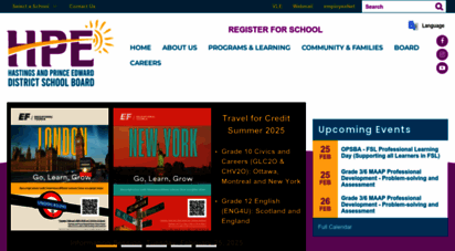 hpedsb.on.ca - hpedsb: homepage