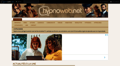hypnoweb.net - hypnoweb : actualit&eacutes et forums sur les s&eacuteries tv