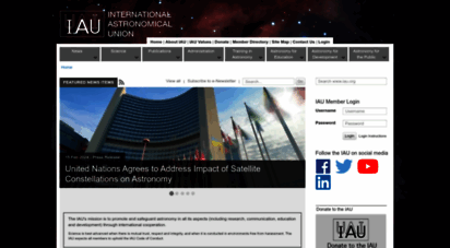 iau.org - international astronomical union  iau