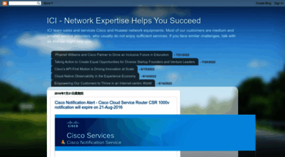 icisystem.blogspot.com - ici - network expertise helps you succeed