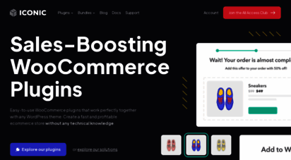 iconicwp.com - woocommerce plugins to optimize your store and boost sales - iconic