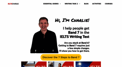 ieltscharlie.com - get ielts writing band 7: start here - ielts charlie