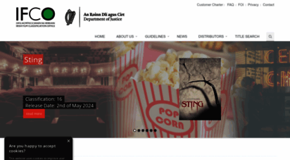 ifco.ie - home page - irish film classification office