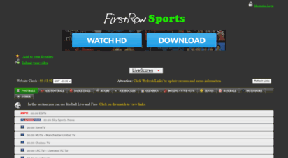 ifirstrow.eu - firstrow free live sports streams on your pc, live football stream, myp2p, live mlb, live nba, live nhl and more...