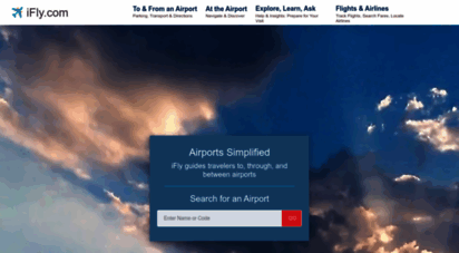 ifly.com - airport guides  flight tracking & status, airport parking, maps & more