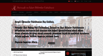 iibf.nevsehir.edu.tr - nevşehir hacı bektaş veli üniversitesi - iktisadi ve idari bilimler fakültesi