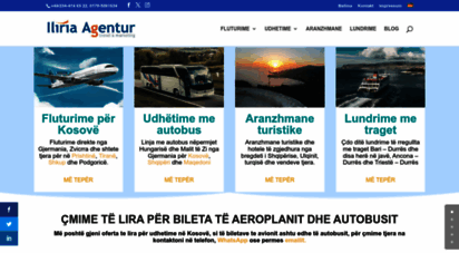 iliria-agentur.com - fluturime per kosove - udhetime me autobus per prishtine l iliria agentur