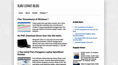 ilmulewatblog.blogspot.com - ilmu lewat blog