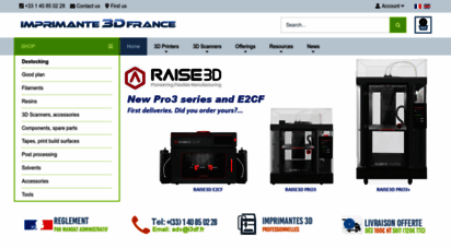 imprimante3dfrance.com