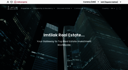 imtilak.net - امتلاك العقارية  بوابة الاستثمار العقاري في تركيا
