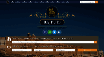 indianrajputs.com - rajput provinces of india - a glimpse of royal history and culture
