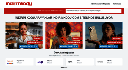 indirimkodu.com - indirim kuponu sitesi - indirim kodu