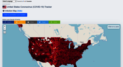 infection2020.com - u.s. county coronavirus covid-19 interactive map and tracker