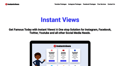 instantviews.net - instant views - buy youtube views, subscribers, likes - instantviews