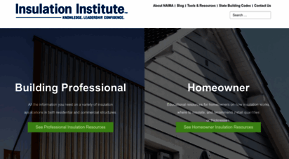 insulationinstitute.org - insulation institute  information for homeowners and professionals