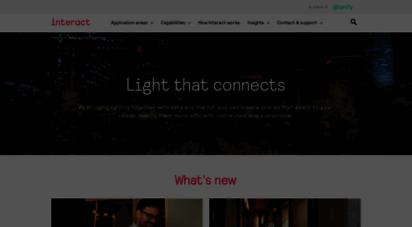 interact-lighting.com - interact iot-plattform  interact