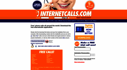 internetcalls.com - internetcalls gets you the cheapest international calls of the internet