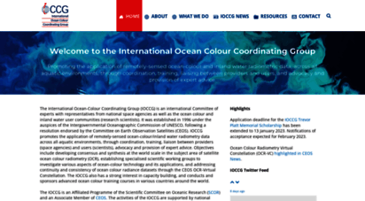 ioccg.org - international ocean colour coordinating group