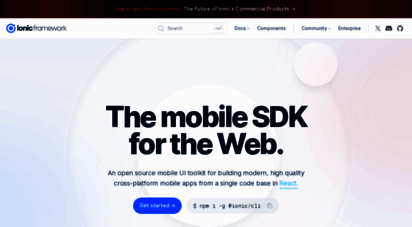 ionicframework.com