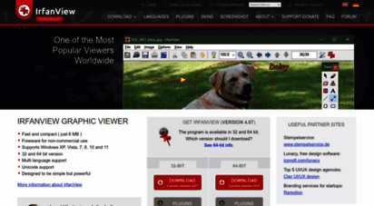 irfanview.com - irfanview - official homepage - one of the most popular viewers worldwide