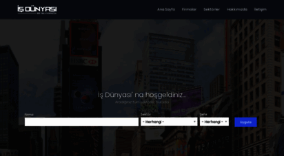 isdunyasi.org - iş dünyası  firma rehberi , tüm firma ve sektörlerin listeleri
