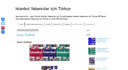 istanbulyabancilaricinturkce.blogspot.com - istanbul yabancılar için türkçe