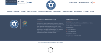 izto.org.tr - izmir ticaret odası web portalı