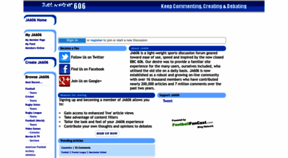 ja606.co.uk - just another 606 - keep commenting, creating and debating