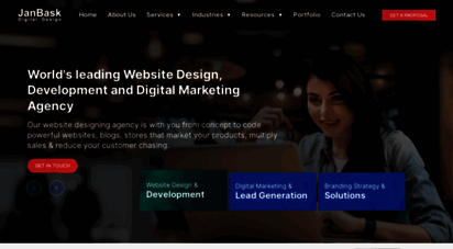janbaskdigitaldesign.com - web designing & development company washington dc  janbask digital design