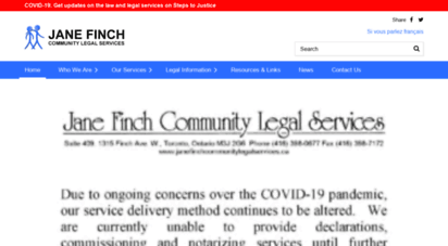 janefinchcommunitylegalservices.ca - home - jane finch community legal services