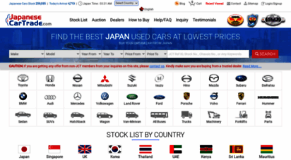 japanesecartrade.com - japan used cars  japanese cars exporters  import vehicles from japan
