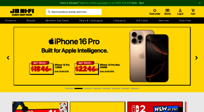 jbhifi.co.nz - jb hi-fi  new zealand´s home entertainment specialist