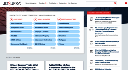 jdsupra.com - need-to-know news, insights, & intelligence for business leaders  jd supra