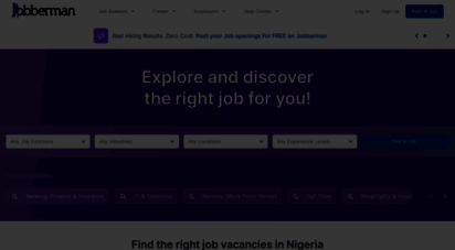 jobberman.com - find the right job vacancies in nigeria  jobberman
