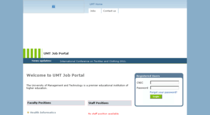 jobs.umt.edu.pk