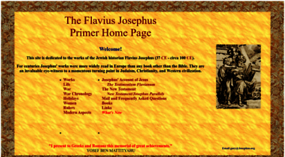 josephus.org - josephus.org - the flavius josephus home page