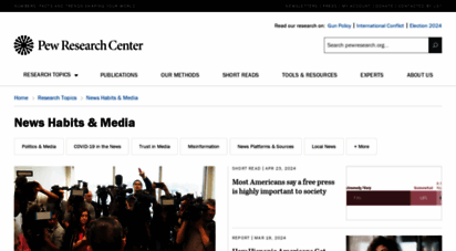 journalism.org - journalism & media - pew research center