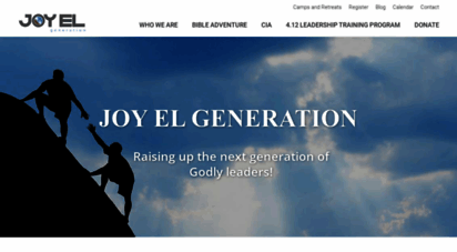 joyelgeneration.org - joy el generation  raising up the next generation of godly leaders