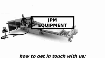 jpmequipment.com