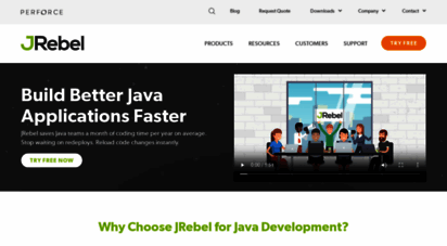 jrebel.com - jrebel & xrebel by perforce  build better java applications, faster
