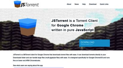 jstorrent.com - jstorrent, a torrent client for google ome