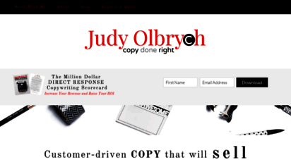 judyolbrych.com - judy olbrych - direct response copywriting and communication