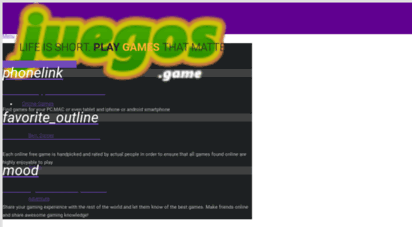 similar web sites like juegos.game